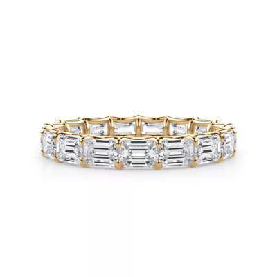 East-West Emerald-Cut Diamond U-Prong Eternity Ring (3.00ct. tw.)