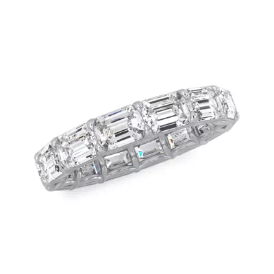 East-West Emerald-Cut Diamond U-Prong Eternity Ring (4.00ct. tw.)