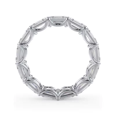 East-West Emerald-Cut Diamond U-Prong Eternity Ring (5.00ct. tw.)