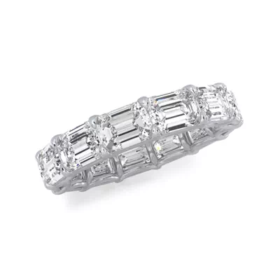 East-West Emerald-Cut Diamond U-Prong Eternity Ring (5.00ct. tw.)