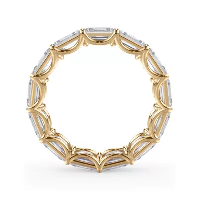 East-West Emerald-Cut Diamond U-Prong Eternity Ring (5.00ct. tw.)