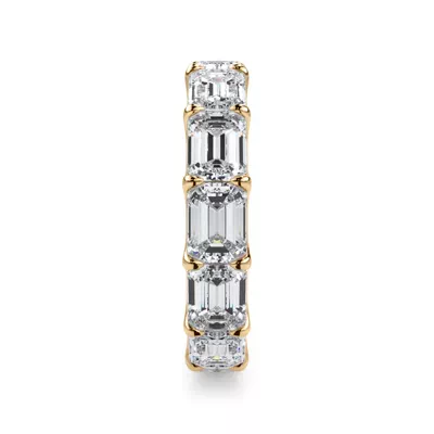 East-West Emerald-Cut Diamond U-Prong Eternity Ring (5.00ct. tw.)