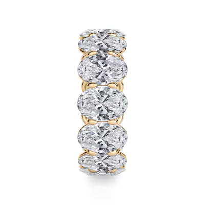 Oval Cut Lab Diamond Eternity Ring (9.5 ct. tw.)