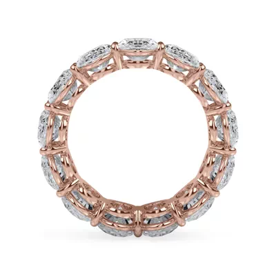 Oval Cut Diamond Eternity Ring (9.5 ct. tw.)