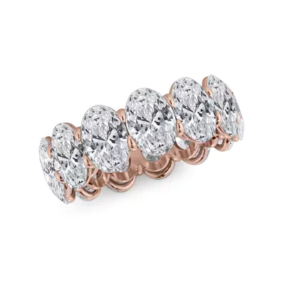 Oval Cut Diamond Eternity Ring (9.5 ct. tw.)