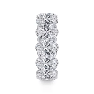 Oval Cut Diamond Eternity Ring (9.5 ct. tw.)