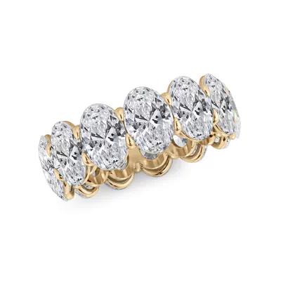 Oval Cut Diamond Eternity Ring (9.5 ct. tw.)