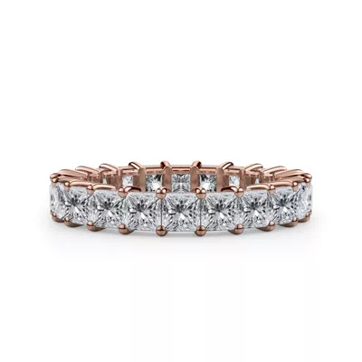 Princess Cut Lab Diamond Eternity Ring (6.0 ct. tw.)
