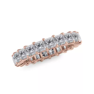 Princess Cut Lab Diamond Eternity Ring (6.0 ct. tw.)