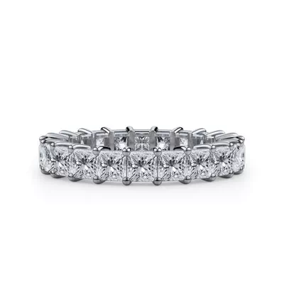 Princess Cut Lab Diamond Eternity Ring (6.0 ct. tw.)
