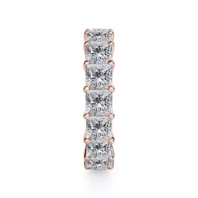 Princess Cut Lab Diamond Eternity Ring (5.0 ct. tw.)
