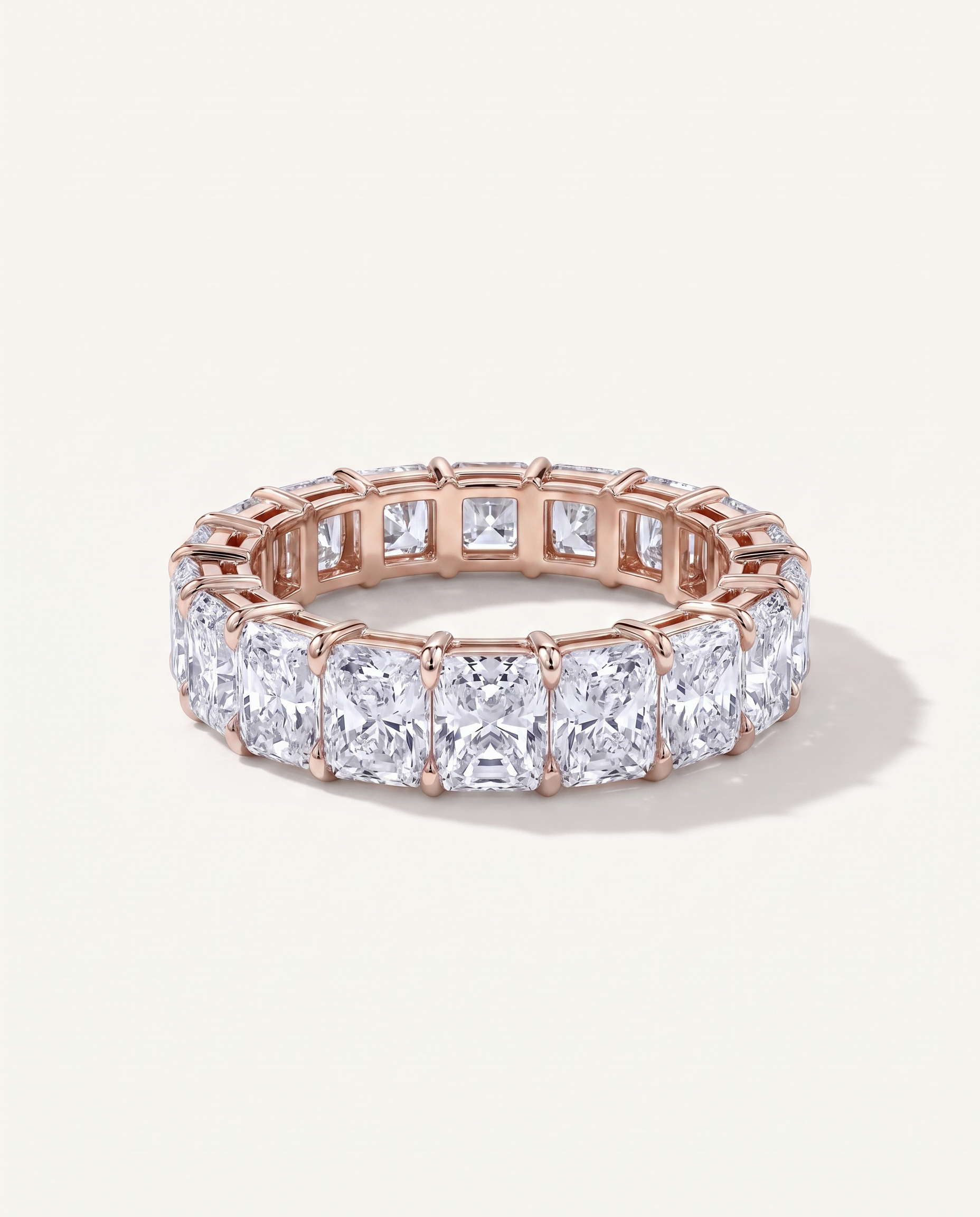 Radiant Cut Diamond Eternity Ring (8.0 ct. tw.)