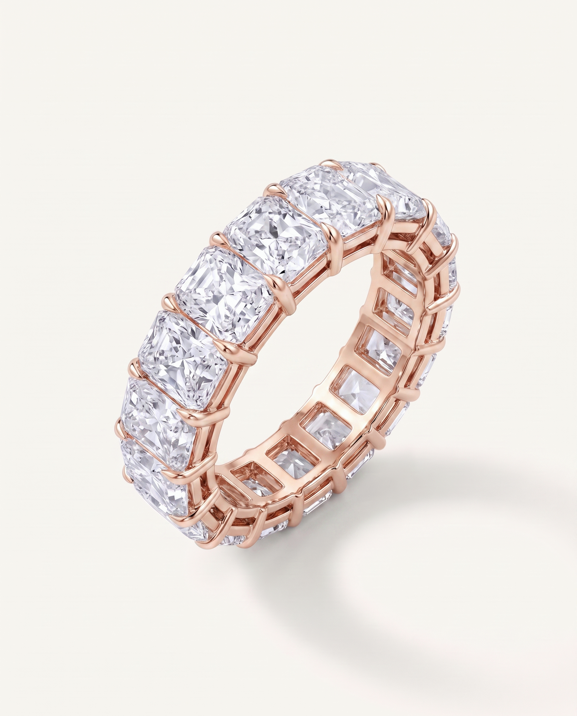 Radiant Cut Diamond Eternity Ring (8.0 ct. tw.)