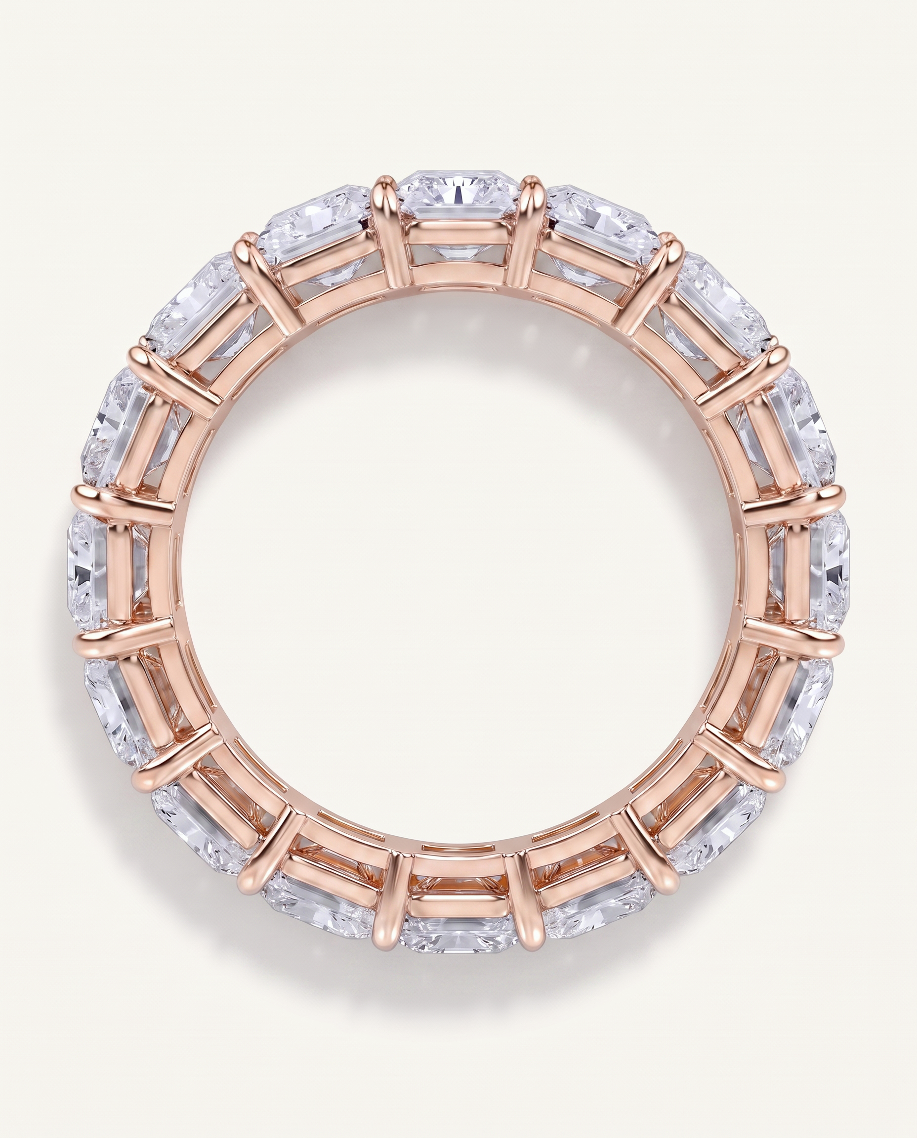 Radiant Cut Diamond Eternity Ring (8.0 ct. tw.)