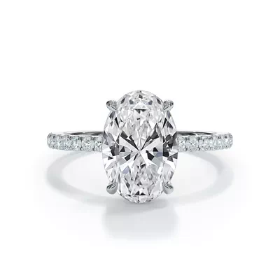 Bellora Pavé Hidden Halo Engagement Ring