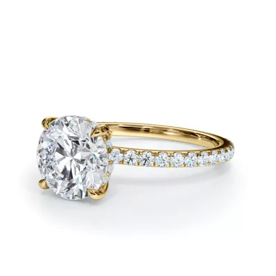 Bellora Pavé Hidden Halo Engagement Ring