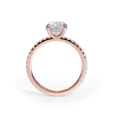 Bellora Pavé Hidden Halo Lab Engagement Ring