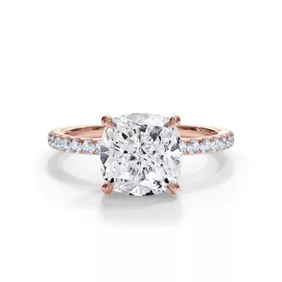 Bellora Pavé Hidden Halo Engagement Ring