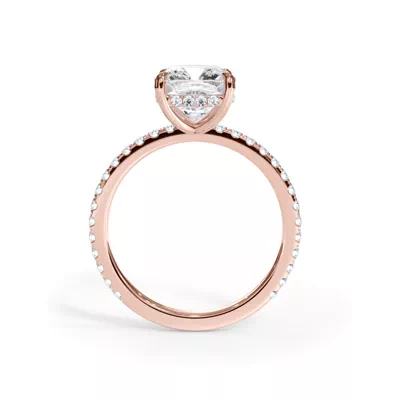 Bellora Pavé Hidden Halo Engagement Ring