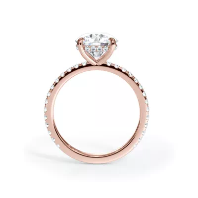 Bellora Pavé Hidden Halo Engagement Ring