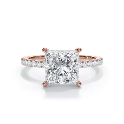 Bellora Pavé Hidden Halo Engagement Ring