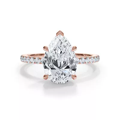 Bellora Pavé Hidden Halo Engagement Ring