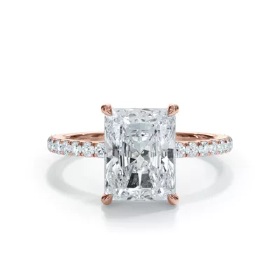 Bellora Pavé Hidden Halo Engagement Ring