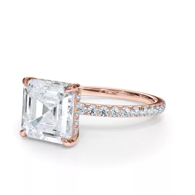 Bellora Pavé Hidden Halo Engagement Ring