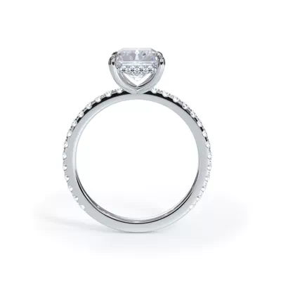 Bellora Pavé Hidden Halo Lab Engagement Ring