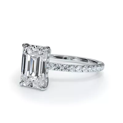 Bellora Pavé Hidden Halo Engagement Ring