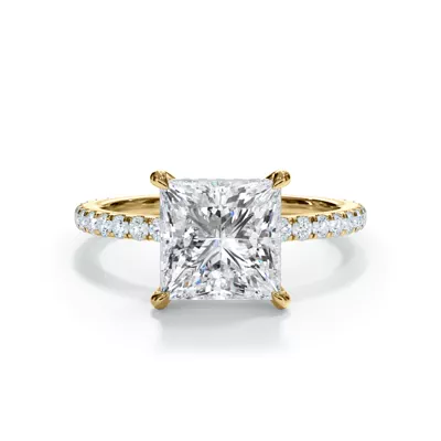 Bellora Pavé Hidden Halo Engagement Ring