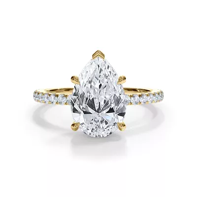 Bellora Pavé Hidden Halo Engagement Ring