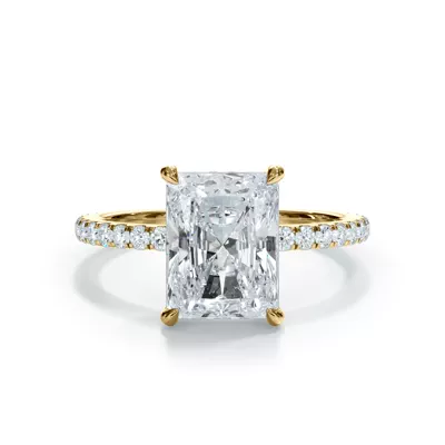 Bellora Pavé Hidden Halo Engagement Ring