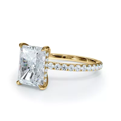 Bellora Pavé Hidden Halo Engagement Ring