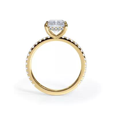 Bellora Pavé Hidden Halo Engagement Ring
