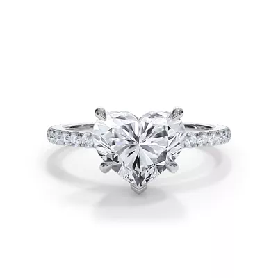 Bellora Pavé Hidden Halo Lab Engagement Ring