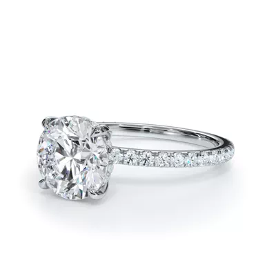 Bellora Pavé Hidden Halo Engagement Ring