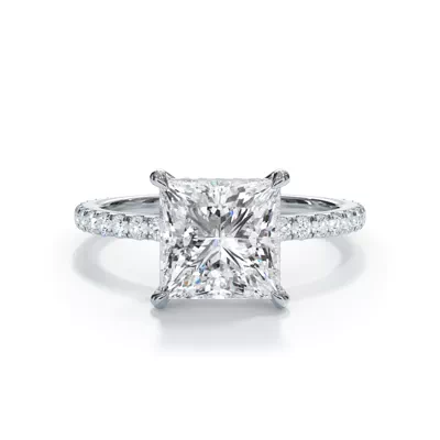 Bellora Pavé Hidden Halo Engagement Ring