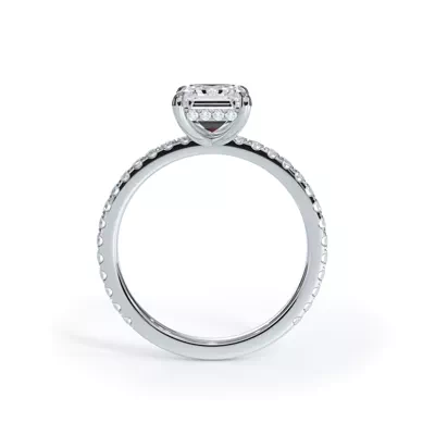 Bellora Pavé Hidden Halo Engagement Ring