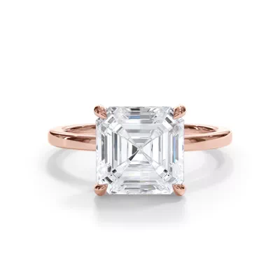 Bellora Hidden Halo Lab Engagement Ring