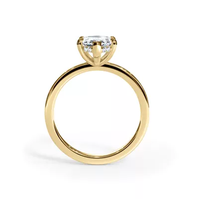 Bellora Hidden Halo Lab Engagement Ring