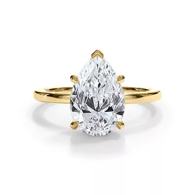 Bellora Hidden Halo Lab Engagement Ring