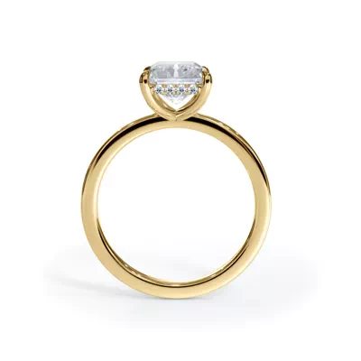 Bellora Hidden Halo Lab Engagement Ring