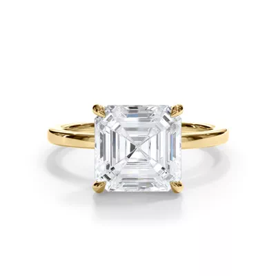 Bellora Hidden Halo Lab Engagement Ring