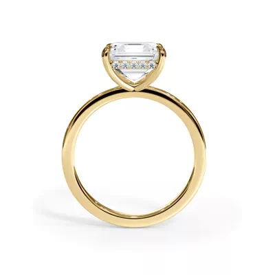 Bellora Hidden Halo Lab Engagement Ring