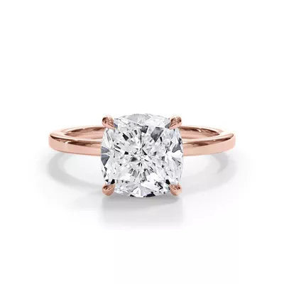 Bellora Hidden Halo Lab Engagement Ring