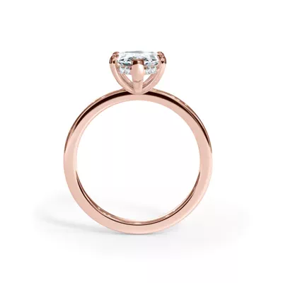 Bellora Hidden Halo Lab Engagement Ring