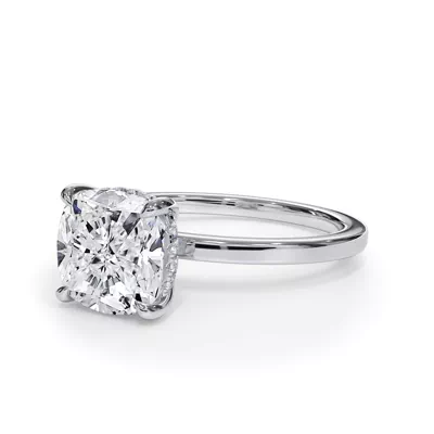 Bellora Hidden Halo Lab Engagement Ring
