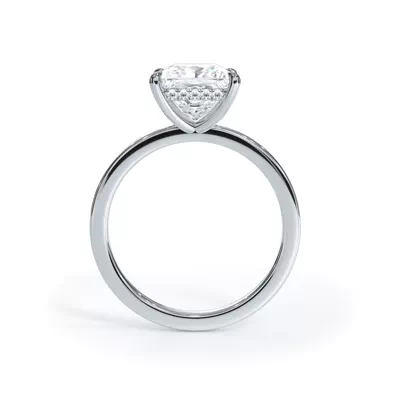Bellora Hidden Halo Lab Engagement Ring