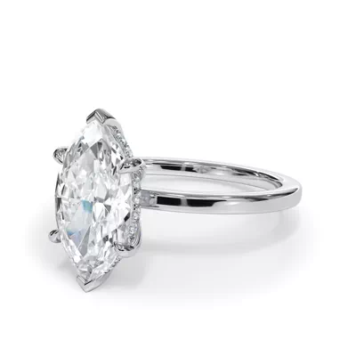 Bellora Hidden Halo Lab Engagement Ring